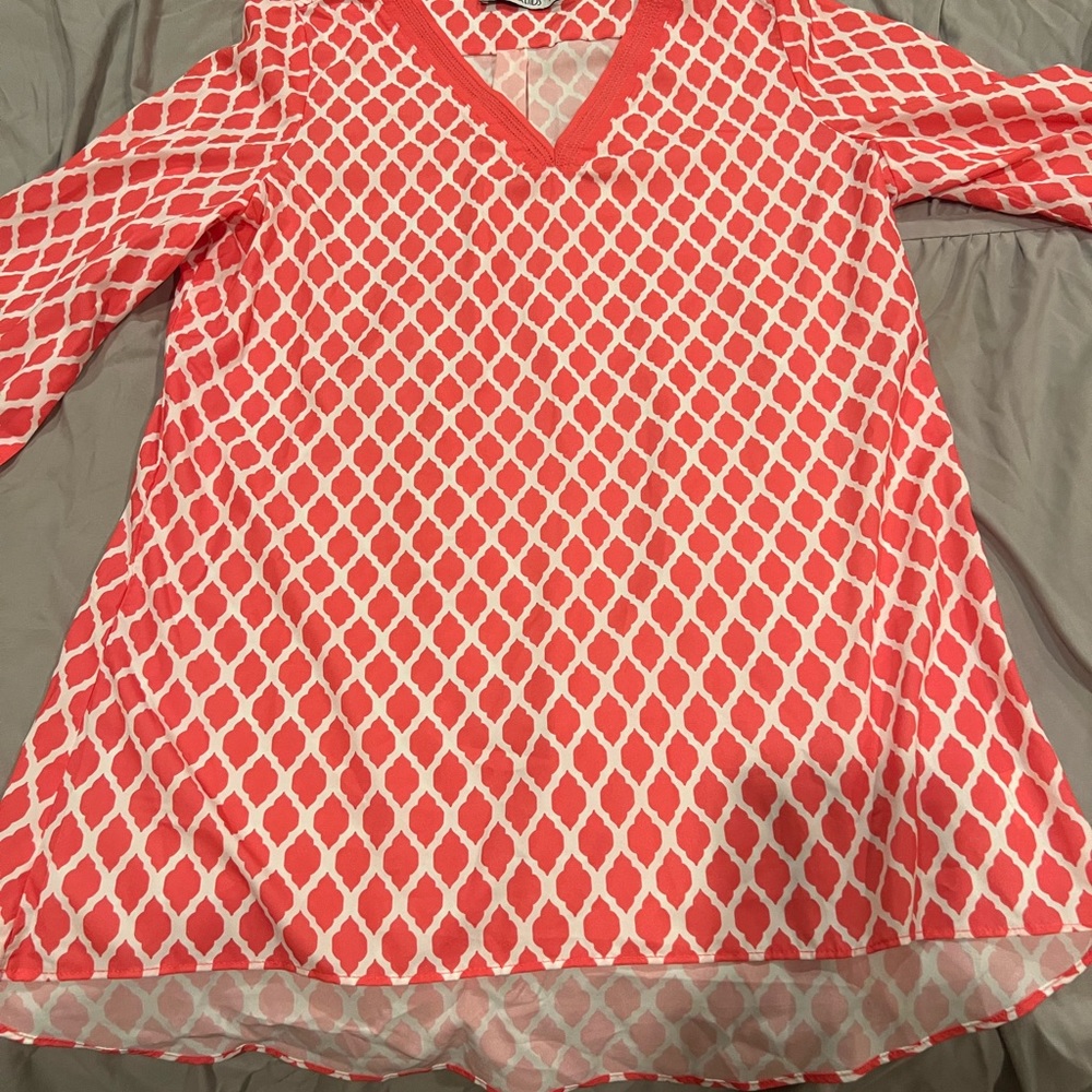 Cute summer top or beach cover up size L